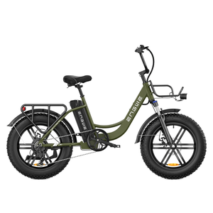 Engwe L20 Fat Tyre Step Through Electric Bike 250W  engwe Avocado Green  