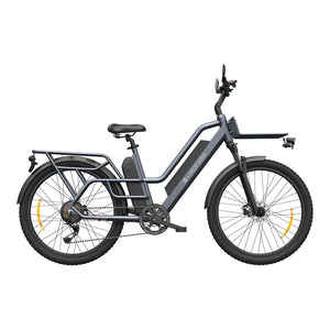 Ado Oasis 260T Dual Battery Cargo Electric Bike Grey 250W  ado Grey  