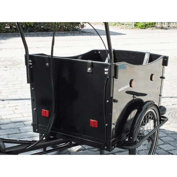 Amcargobikes Deluxe Cargo Electric Tricycle - Black  amcargobikes   