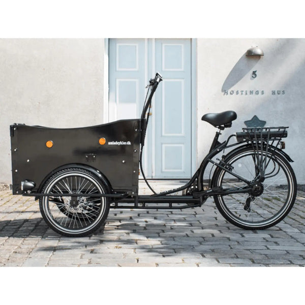 Amcargobikes Deluxe Cargo Electric Tricycle - Black  amcargobikes   