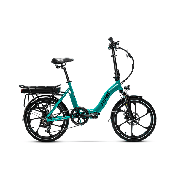 Ampere Alter Step Through Folding Electric Bike 250W  ampere 10Ah (Standard) Turquoise 