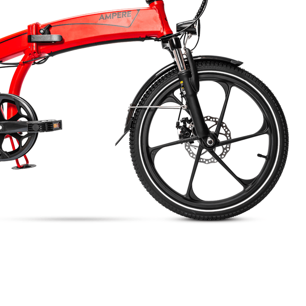 Ampere Mode Folding Electric Bike 250W Red  ampere   