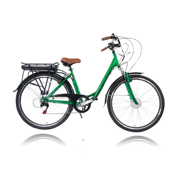 Cyclotricity Jade Electric Bike 18" 250W  cyclotricity 7Ah (Standard) Racing Green 