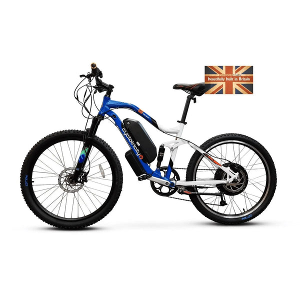 Cyclotricity The Beast Mullet Electric Bike 18" 1500W 16Ah  cyclotricity   