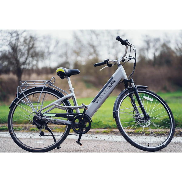 Dallingridge Harlow Step Through Hybrid Electric Bike 250W Silver  Dallingridge   