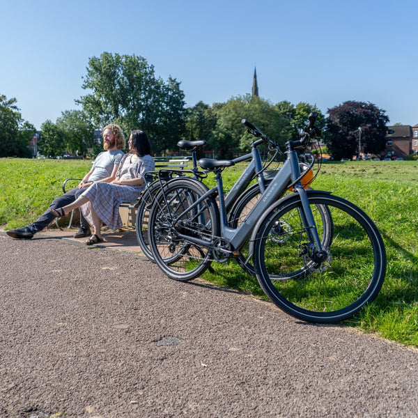 Dawes Scenic Step Through Hybrid Electric Bike 250W Grey  dawes   