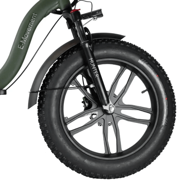 E Movement Hunter Extreme Folding Fat Tyre Electric Bike  emovement   