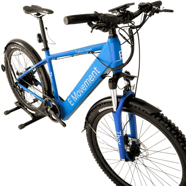 E Movement Thor Hybrid Electric Mountain Bike 250W/350W  emovement 250W Blue 