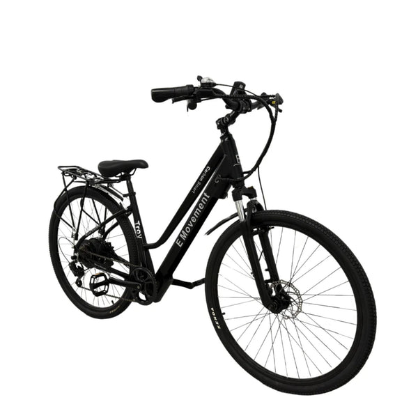 E Movement Troy City Step Through Electric Bike 250W Black emovement