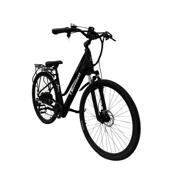 E Movement Troy City Step Through Electric Bike 250W Black emovement