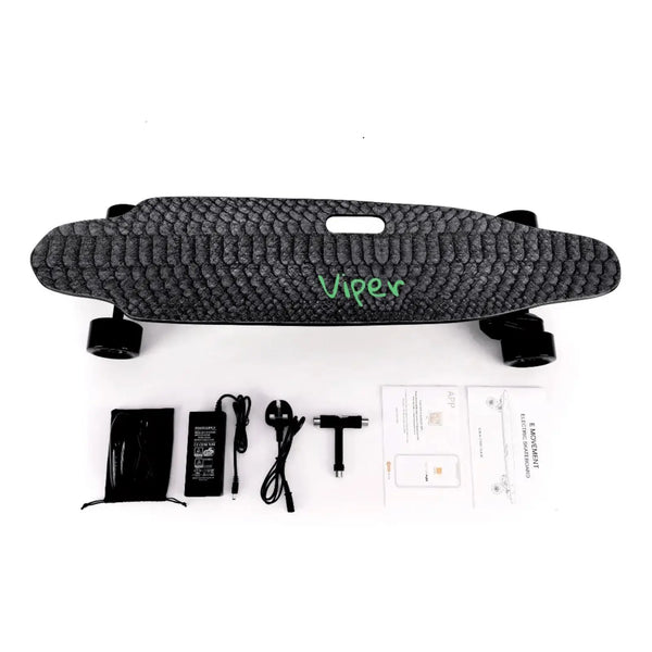 E Movement Viper Electric Skateboard 1000W Dual Belt  emovement   