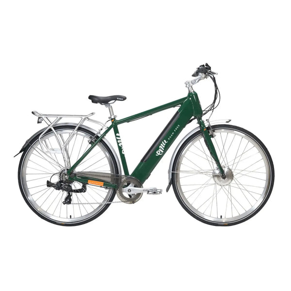 Emu Roam Crossbar Electric Bike 250W  emu 10.4Ah (Standard) Racing Green 