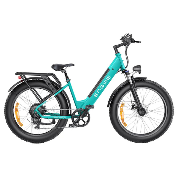 Engwe E26 All Terrain Fat Tyre Electric Bike 250W  engwe Step Through Gem Blue 