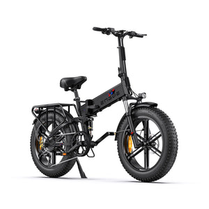 Engwe Engine Pro Fat Tyre Folding Electric Bike 750W  engwe Black  