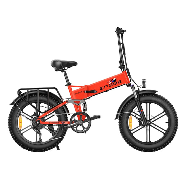 Engwe Engine X Fat Tyre Folding Electric Bike 250W  engwe Red  