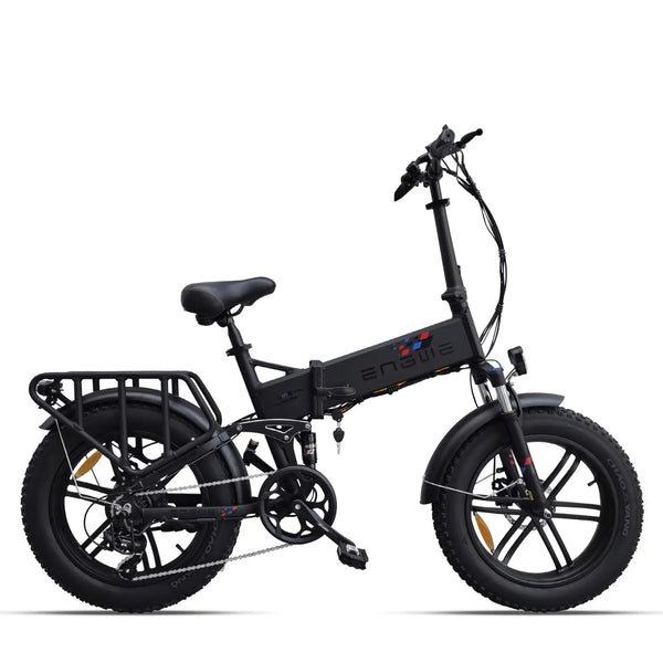 Engwe Engine X Fat Tyre Folding Electric Bike 250W  engwe Black  