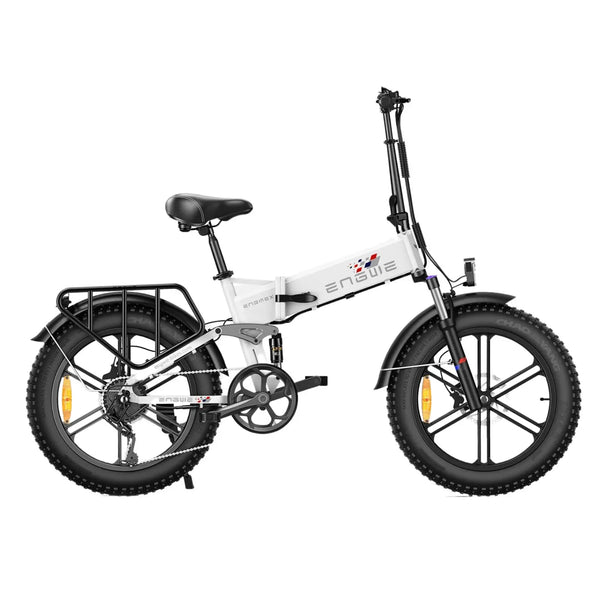 Engwe Engine X Fat Tyre Folding Electric Bike 250W  engwe White  