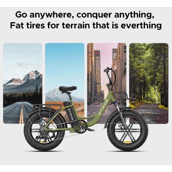 Engwe L20 Fat Tyre Step Through Electric Bike 250W  engwe   