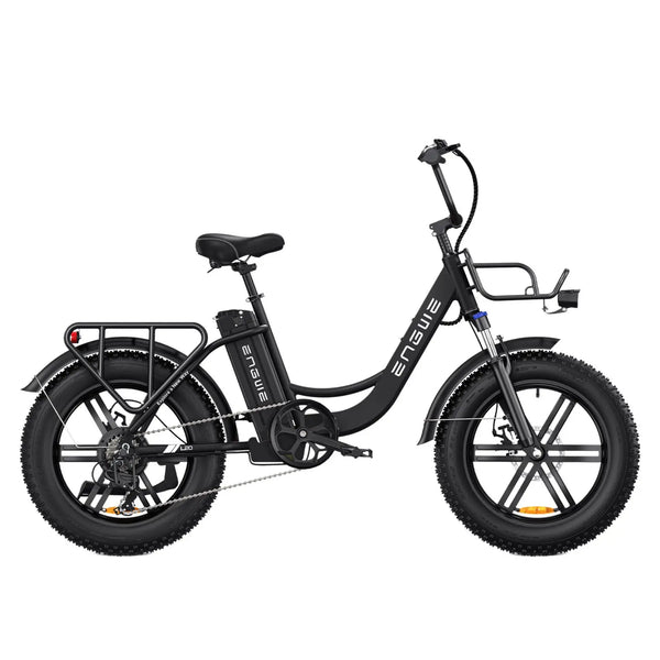 Engwe L20 Fat Tyre Step Through Electric Bike 250W  engwe Onyx Black  