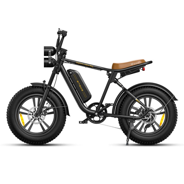 Engwe M20 Fat Tyre Electric Bike 750W  engwe Single Battery - 13Ah Black 