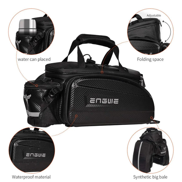 Engwe Waterproof Bike Rack Bag Black accessories engwe   