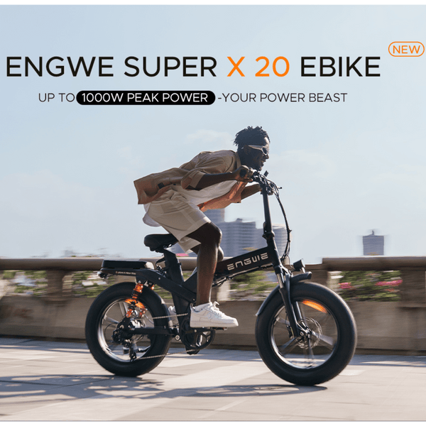 Engwe X20 All Terrain Fat Tyre Folding Electric Bike 750W  engwe   