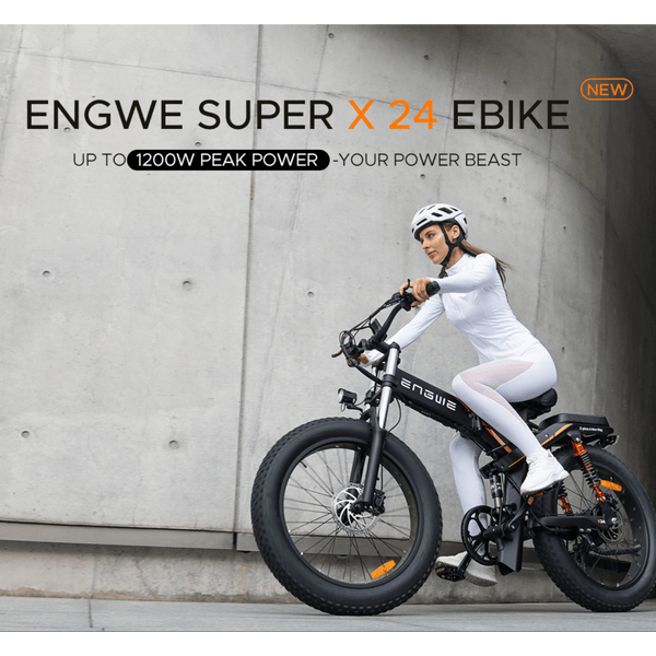 Engwe X24 All Terrain Fat Tyre Folding Electric Bike 1000W  engwe   