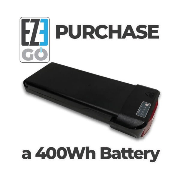 Ezego 11.6Ah/460Wh Rear Carrier Battery 36V accessories ezego   