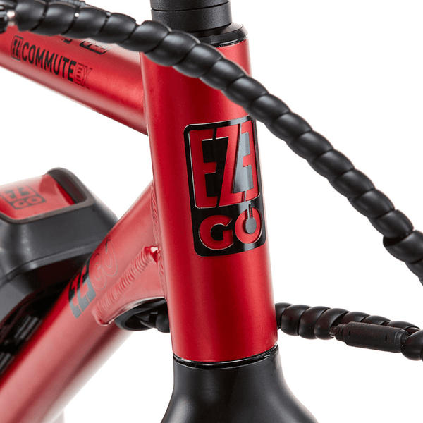 Ezego Commute EX Gents Electric Bike Matt Metallic Red 250W  ezego   