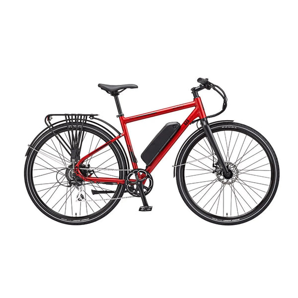 Ezego Commute EX Gents Electric Bike Matt Metallic Red 250W  ezego   