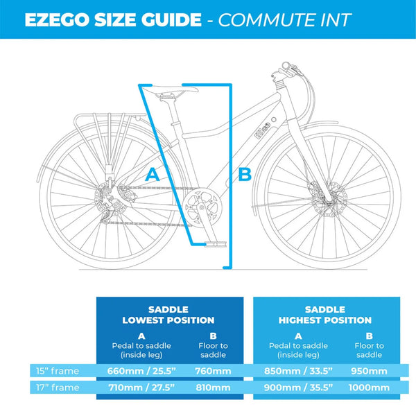 Ezego Commute INT Unisex Electric Bike Purple/Black 250W  ezego   