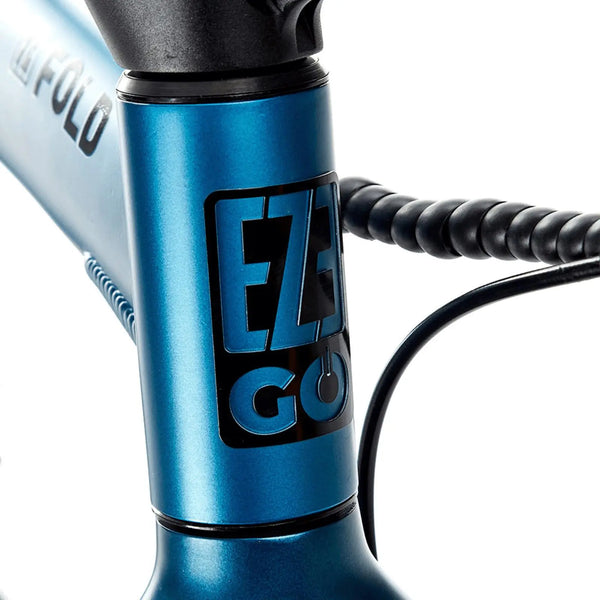 Ezego Fold Electric Bike Matt Metallic Teal 250W  ezego   