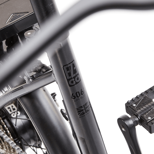 Ezego Fold Low Step Electric Bike Matt Metallic Gunmetal 250W  ezego   