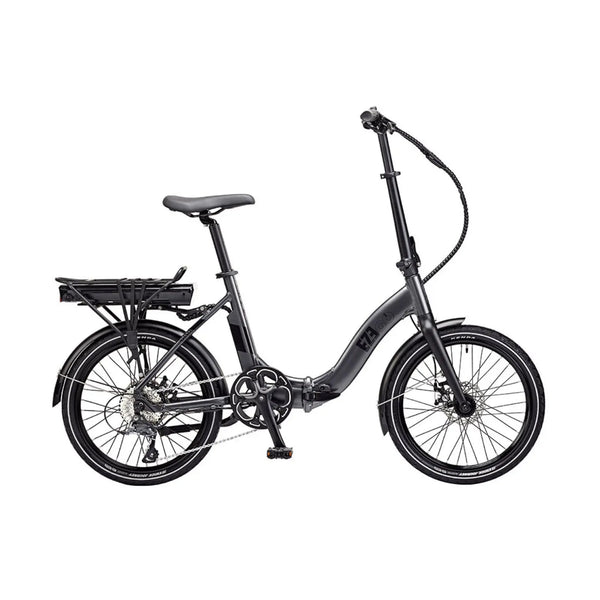 Ezego Fold Low Step Electric Bike Matt Metallic Gunmetal 250W  ezego   