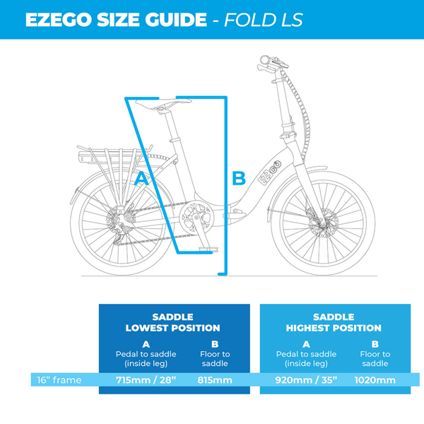 Ezego Fold Low Step Special Edition Electric Bike Orange 250W  ezego   