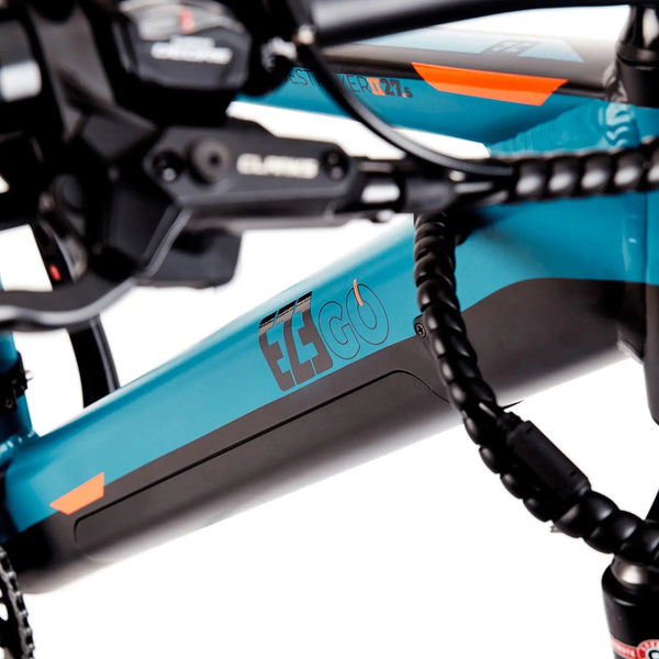 Ezego Trail Destroyer II Electric Mountain Bike Turquoise/Black 250W  ezego   