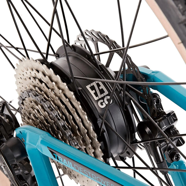 Ezego Trail Destroyer II Electric Mountain Bike Turquoise/Black 250W  ezego   