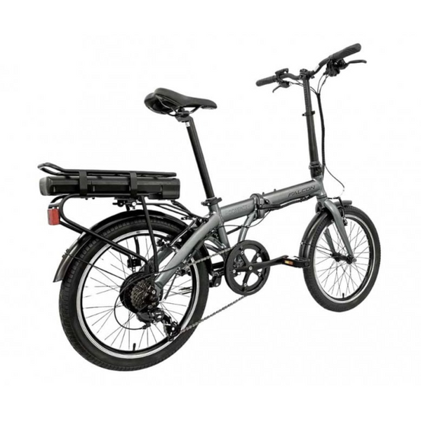 Falcon Compact Folding Electric Bike 250W Grey  falcon   