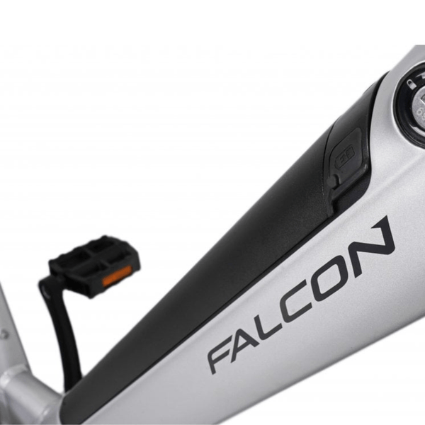 Falcon Horizon Step Through Hybrid Electric Bike 250W Silver  falcon   