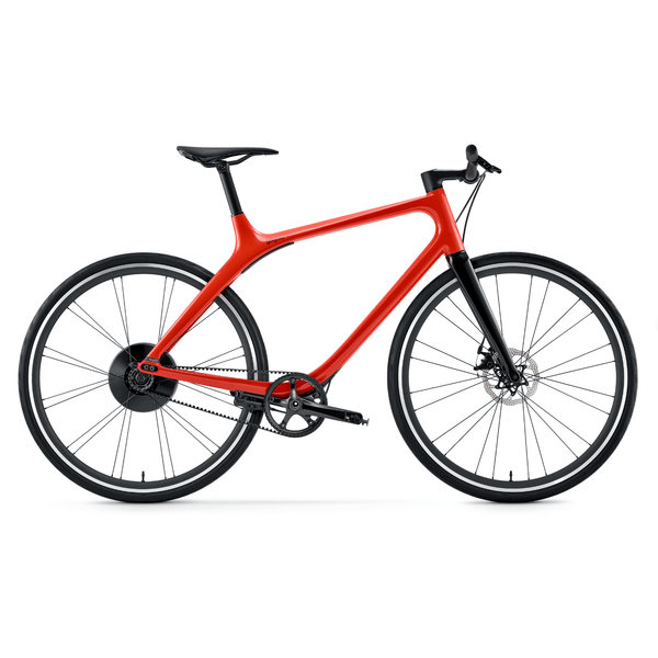 Gogoro Eeyo 1 Ultralight Electric Bike 250W  eeyo Magma Orange XS (to fit 5'5" - 5'7") 