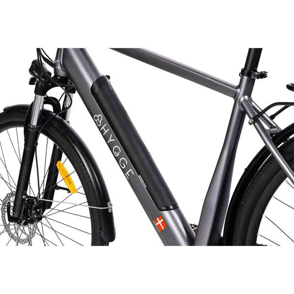 Hygge Aarhaus Commuter Electric Bike Graphite Grey 250W  hygge   