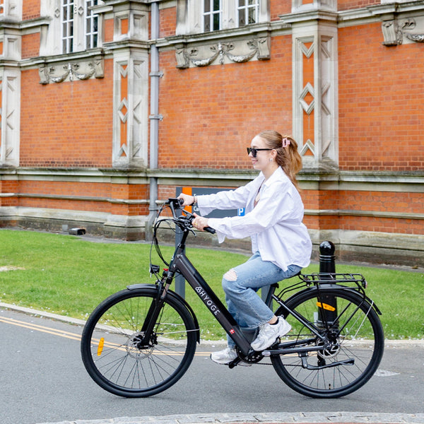 Hygge Aarhus Step Electric Bike | 80km Range, 250W Motor, Shimano 8-Speed, Grey hygge