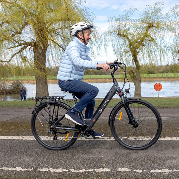 Hygge Aarhus Step Electric Bike | 80km Range, 250W Motor, Shimano 8-Speed, Grey hygge