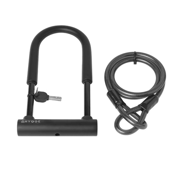 Hygge Bike Lock Black accessories hygge   