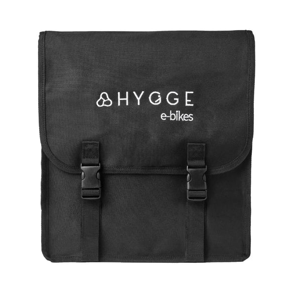 Hygge Electric Bike Rear Pannier Black accessories hygge   