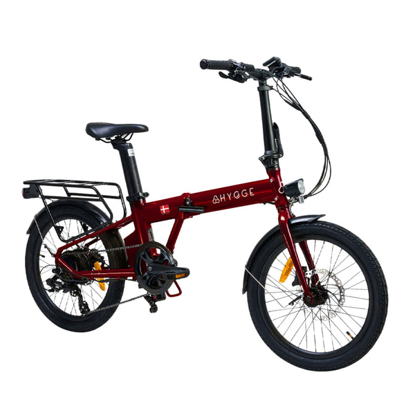 Hygge Virum Foldable Electric Bike | Ultra-Light 18kg, 250W Motor, 60km Range hygge