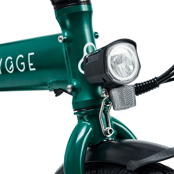 Hygge Virum Folding Electric Bike Racing Green 250W  hygge   