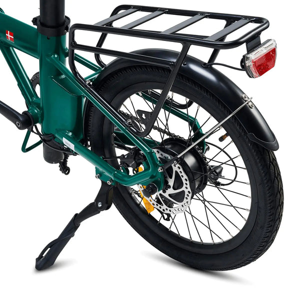 Hygge Virum Folding Electric Bike Racing Green 250W  hygge   