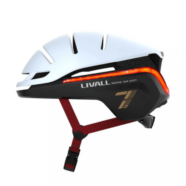 Livall EVO21 Smart Bike Helmet  livall Snow White Medium (54-58cm) 