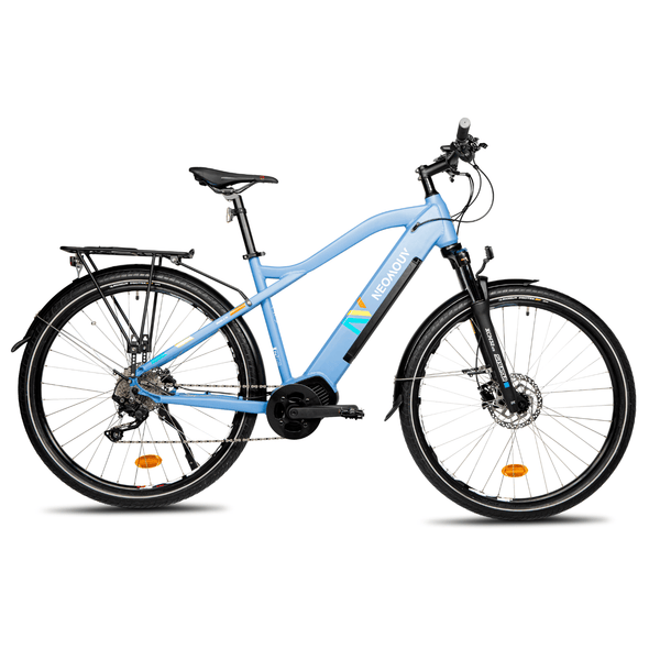 Neomouv Enara 2 TK Hybrid Electric Trekking Bike 250W  neomouv 522Wh (49-62 Miles per Charge) 45cm Blue